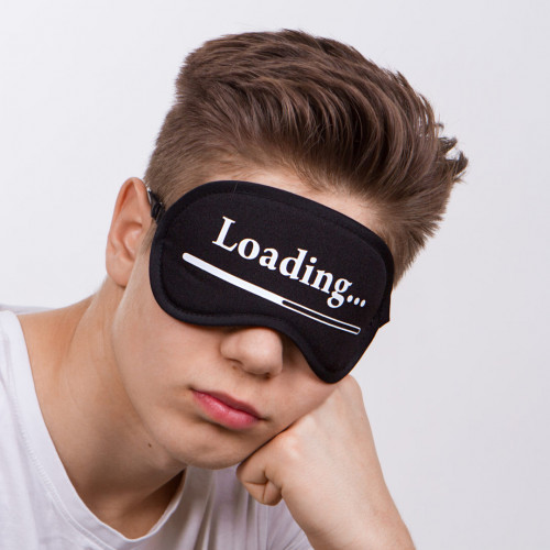 Пов'язка для сну "Loading ..."